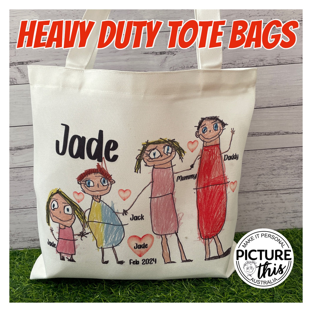 Heavy Duty Canvas Tote Bags