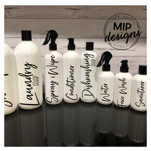 Shower Bottles - 250ml (FLIP LID)