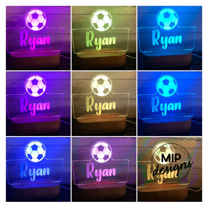 Night Lights SOCCER BALL