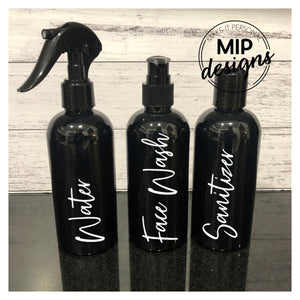 Shower Bottles - 250ml (FLIP LID)