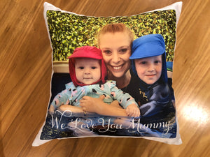 Satin Photo Cushion