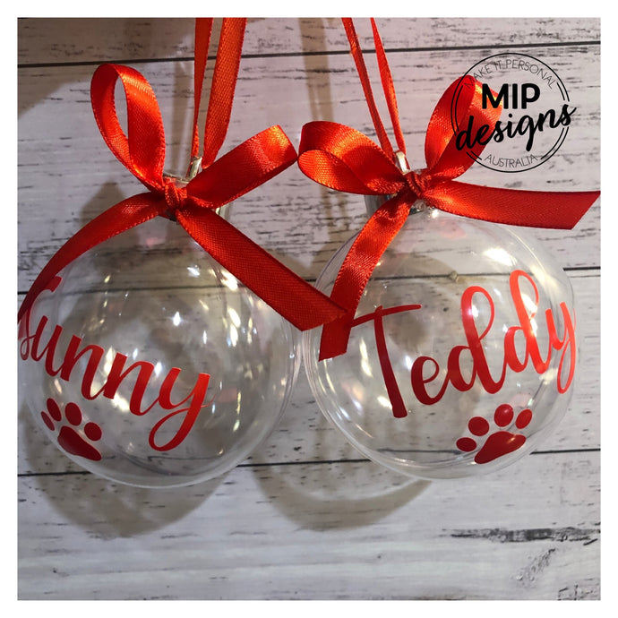 Pet Treat Baubles