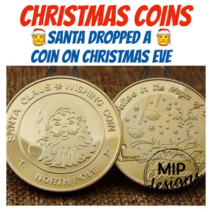 Christmas Coins - Santa