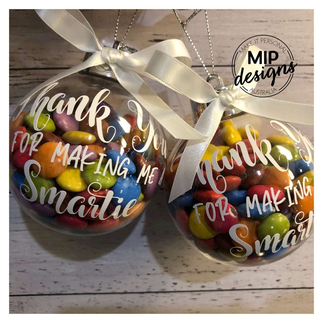 Empty Baubles - Smarties